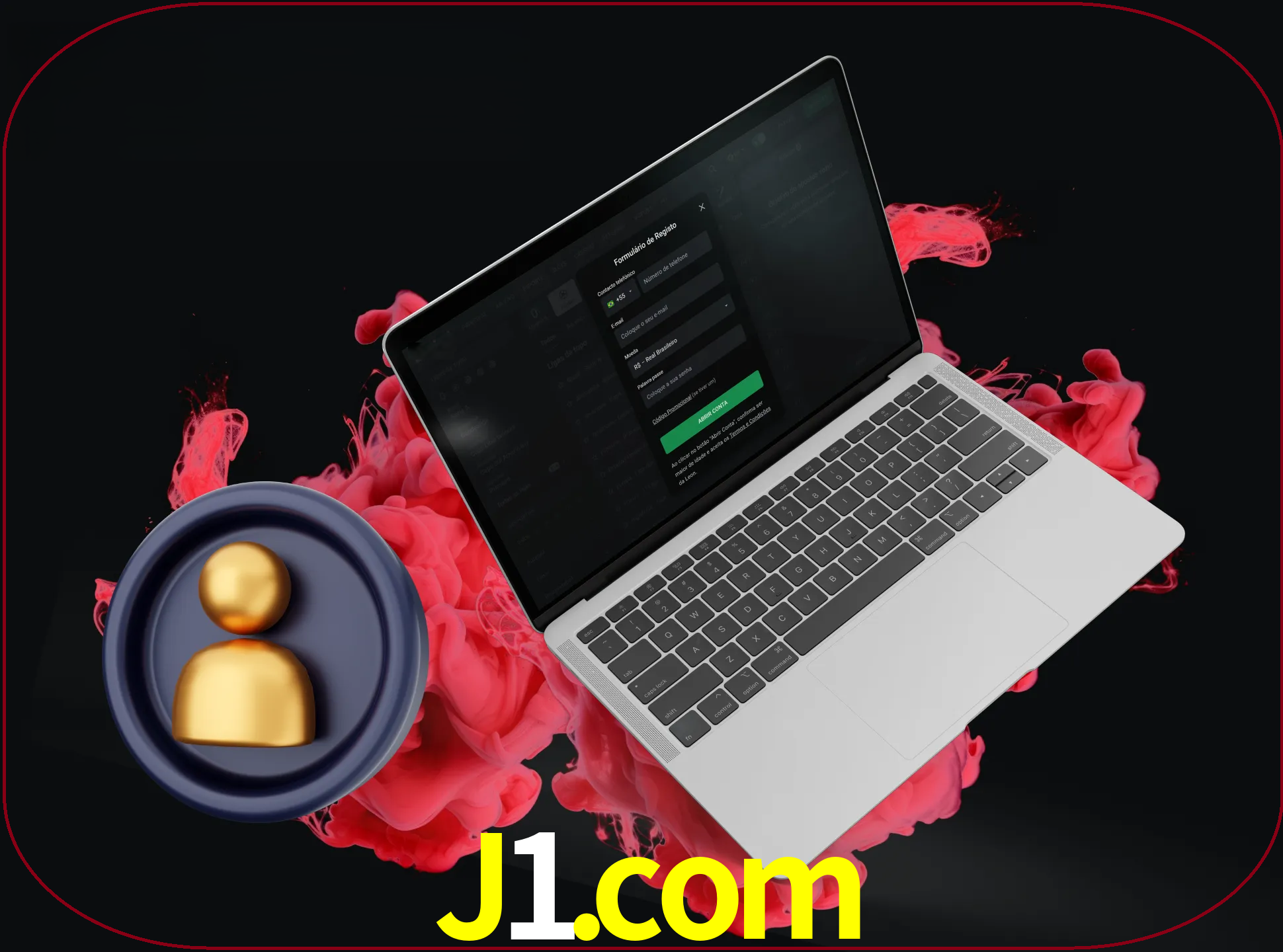 No cabeçalho do site j1, clique no botão que o levará a um formulário especial onde terá de introduzir as suas informações actuais.