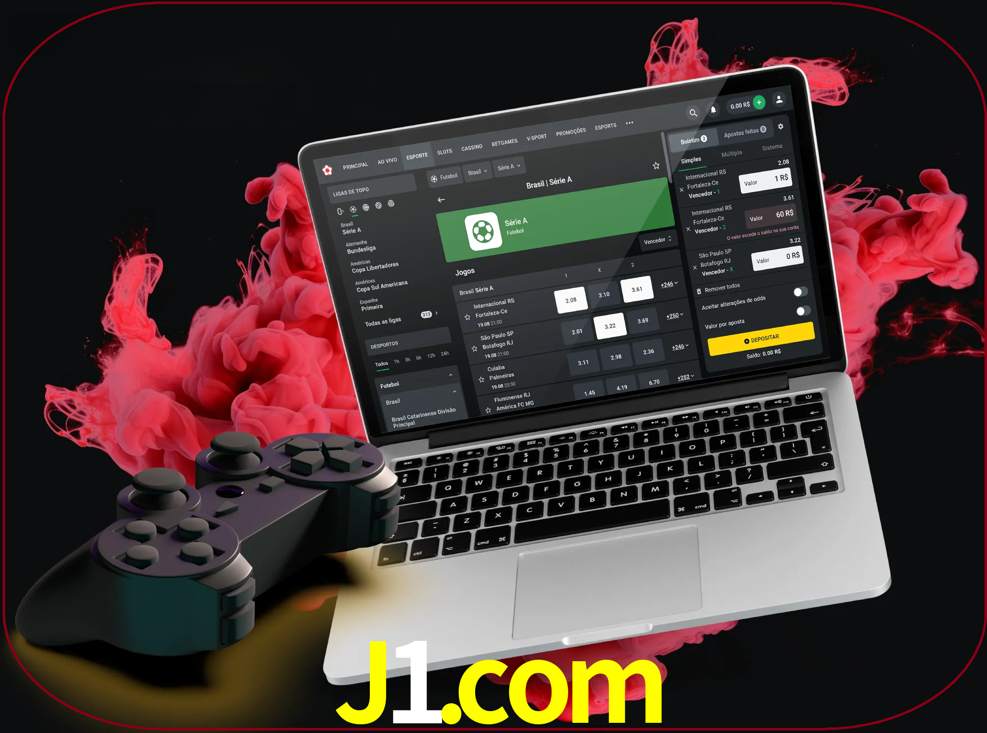 Visite a secção especial de jogos de vídeo em j1 para descobrir em que jogos pode apostar e ganhar muito dinheiro.