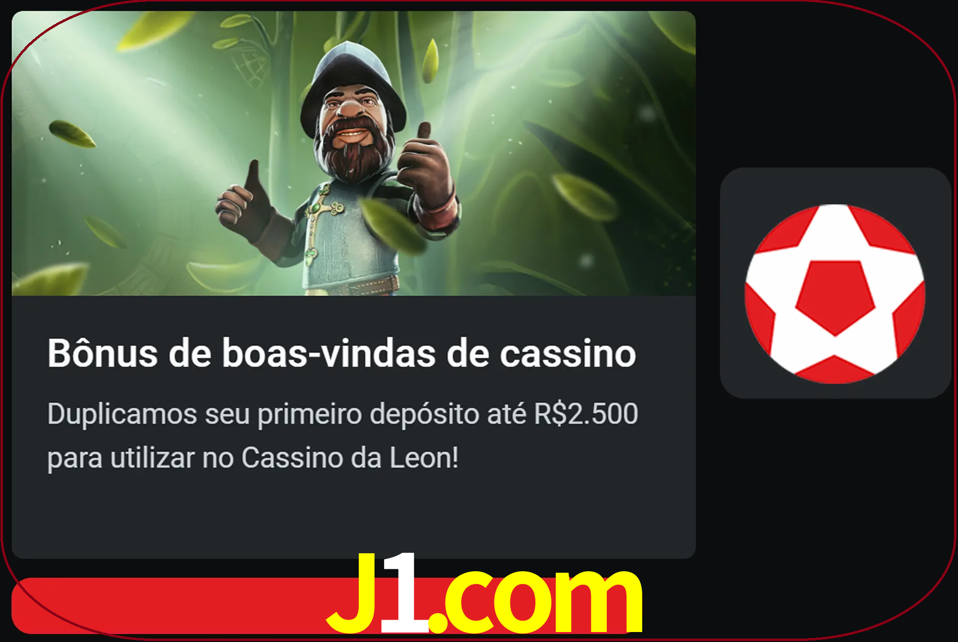 Receba seu dinheiro do bônus de boas-vindas após o primeiro depósito.